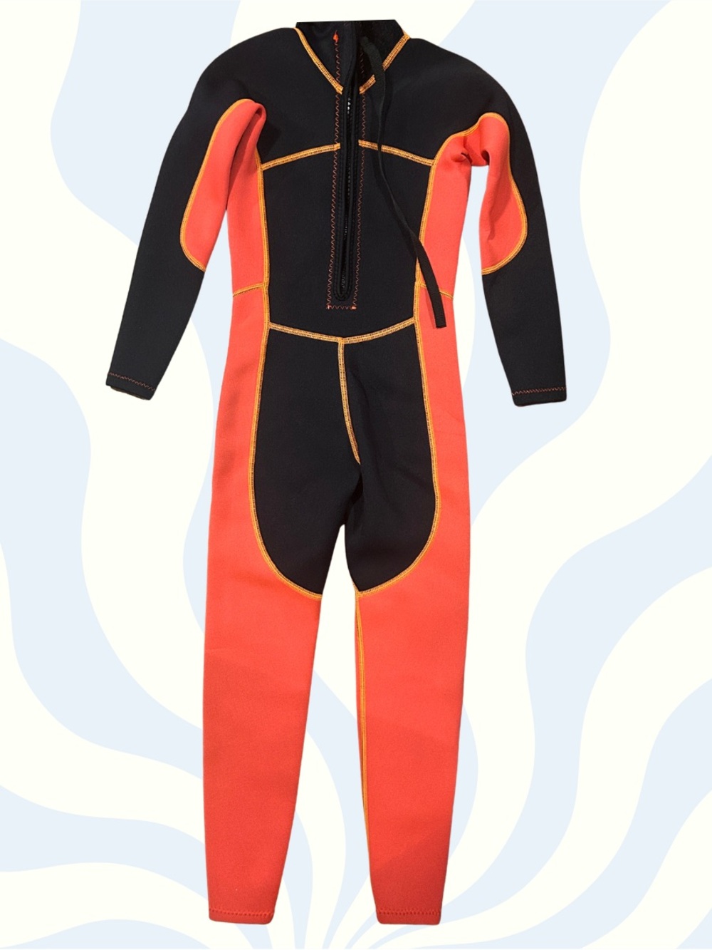 Kids Long Sleeve One-Piece Neoprene Swim Wetsuit